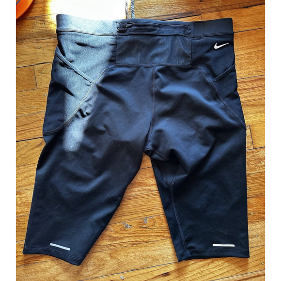 Nike Trail Lava Loops Dri-FIT Running 1/2 Length Tights Shorts Black Men’s XL - Picture 7 of 11